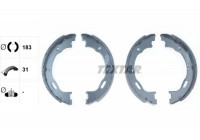 Brake Shoe Kit, parking brake