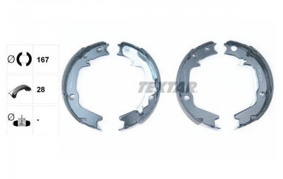 Brake Shoe Kit, parking brake