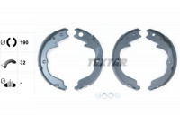 Brake Shoe Kit, parking brake