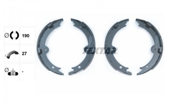 Brake Shoe Kit, parking brake