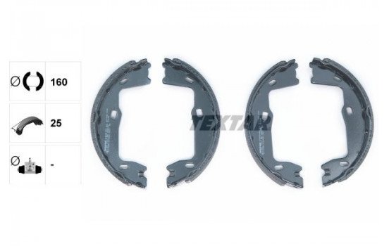 Brake Shoe Kit, parking brake