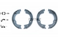 Brake Shoe Kit, parking brake
