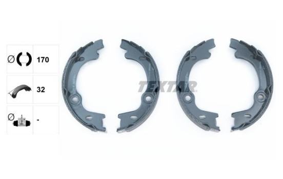 Brake Shoe Kit, parking brake