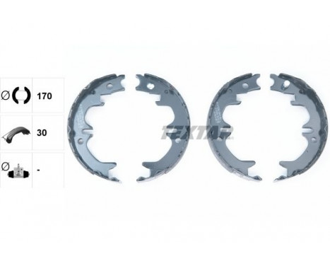 Brake Shoe Kit, parking brake