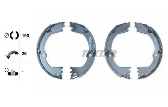 Brake Shoe Kit, parking brake