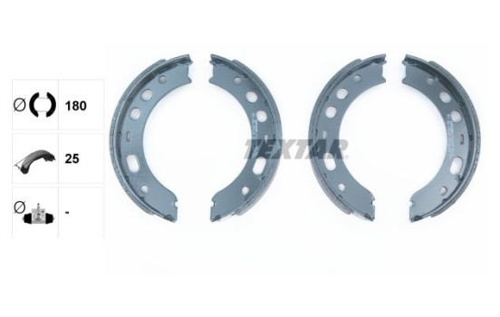 Brake Shoe Kit, parking brake