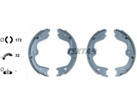 Brake Shoe Kit, parking brake