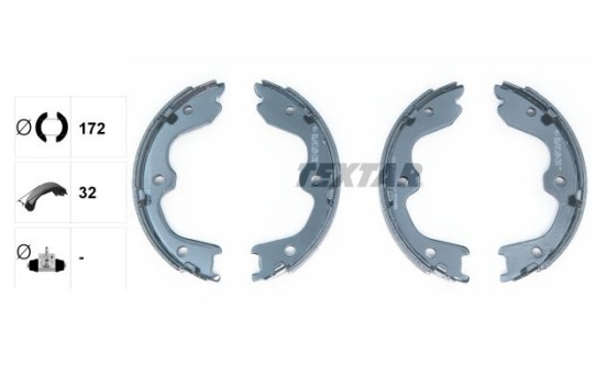 Brake Shoe Kit, parking brake