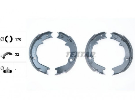 Brake Shoe Kit, parking brake