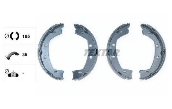 Brake Shoe Kit, parking brake