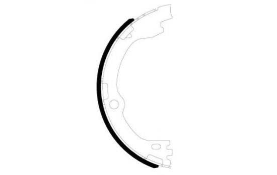Brake Shoe Kit, parking brake