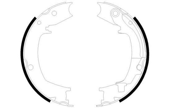 Brake Shoe Kit, parking brake, Image 2