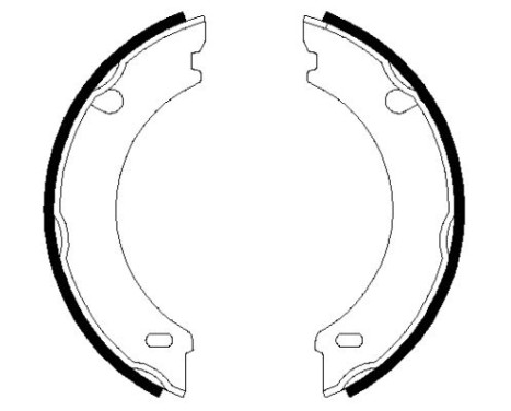 Brake Shoe Kit, parking brake, Image 2