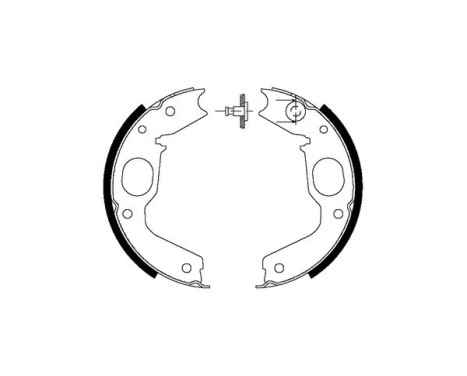 Brake Shoe Kit, parking brake, Image 2