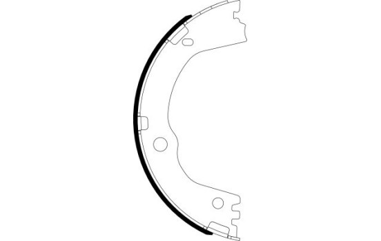 Brake Shoe Kit, parking brake, Image 2