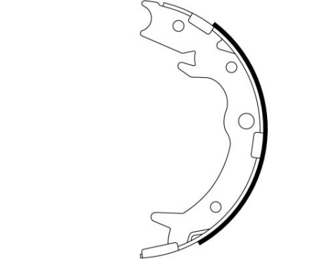 Brake Shoe Kit, parking brake, Image 2