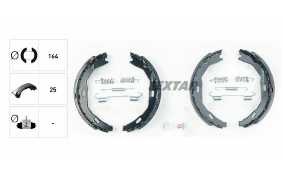 Brake Shoe Kit, parking brake
