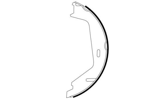 Brake Shoe Kit, parking brake, Image 2