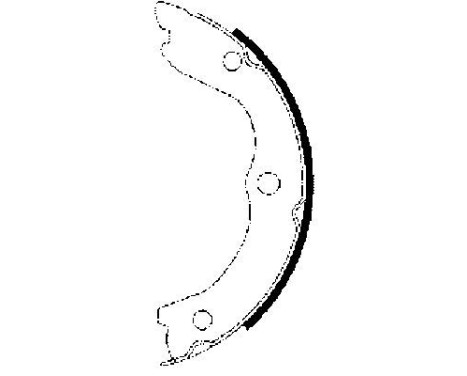 Brake Shoe Kit, parking brake, Image 2