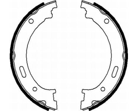 Brake Shoe Kit, parking brake, Image 2