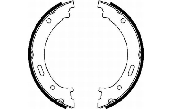 Brake Shoe Kit, parking brake, Image 2