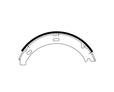 Brake Shoe Kit, parking brake, Image 2