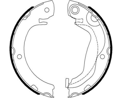 Brake Shoe Kit, parking brake, Image 2