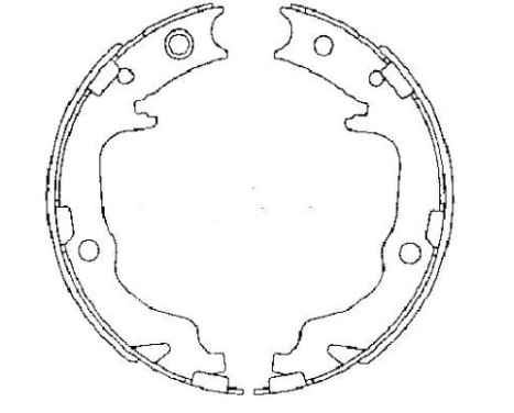 Brake Shoe Kit, parking brake, Image 2