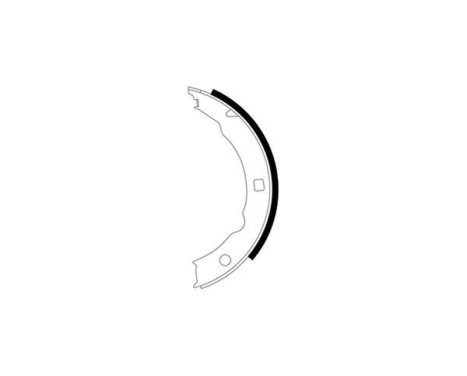 Brake Shoe Kit, parking brake, Image 2