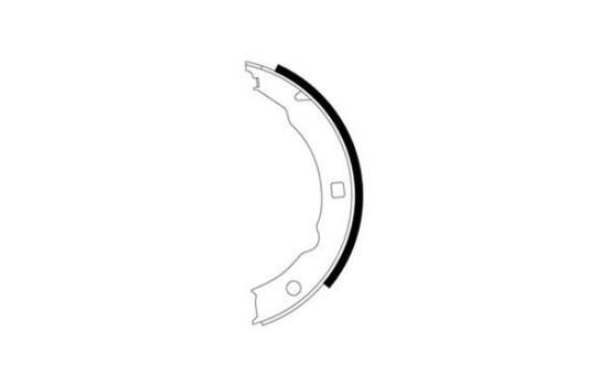 Brake Shoe Kit, parking brake, Image 2