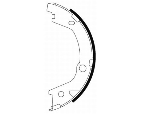 Brake Shoe Kit, parking brake, Image 2