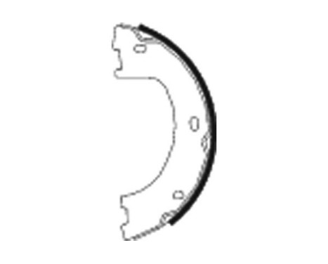 Brake Shoe Kit, parking brake, Image 2