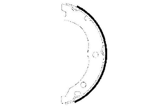Brake Shoe Kit, parking brake, Image 2