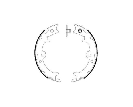 Brake Shoe Kit, parking brake, Image 2