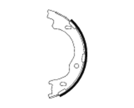 Brake Shoe Kit, parking brake, Image 2