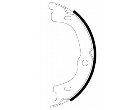 Brake Shoe Kit, parking brake, Image 2