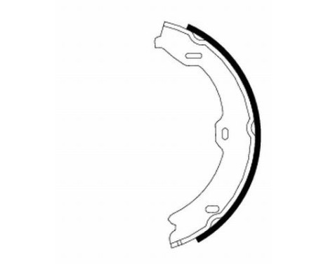 Brake Shoe Kit, parking brake, Image 2