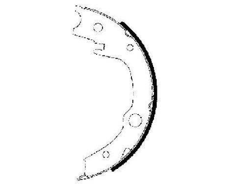 Brake Shoe Kit, parking brake, Image 2