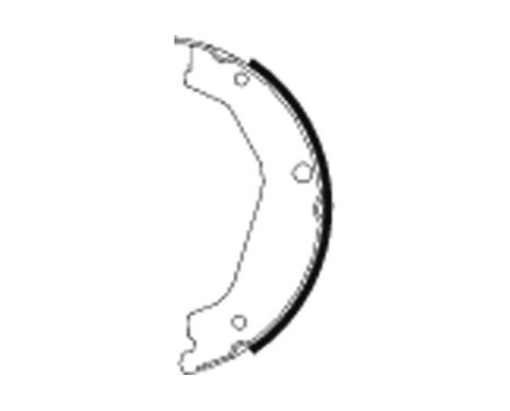 Brake Shoe Kit, parking brake, Image 2