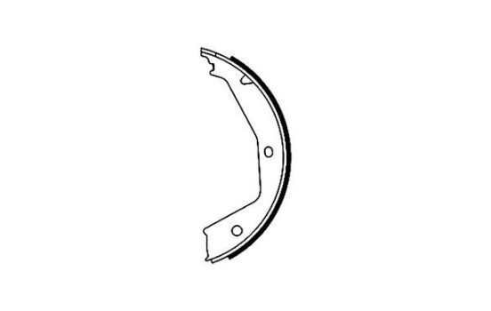 Brake Shoe Kit, parking brake, Image 2
