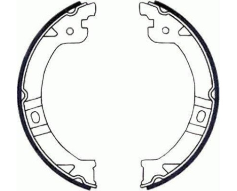 Brake Shoe Kit, parking brake, Image 2