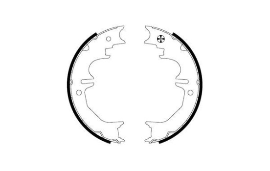 Brake Shoe Kit, parking brake, Image 2