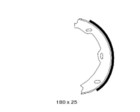 Brake Shoe Kit, parking brake, Image 2 Brake Shoe Kit, parking brake, Image 2