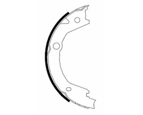 Brake Shoe Kit, parking brake, Image 2