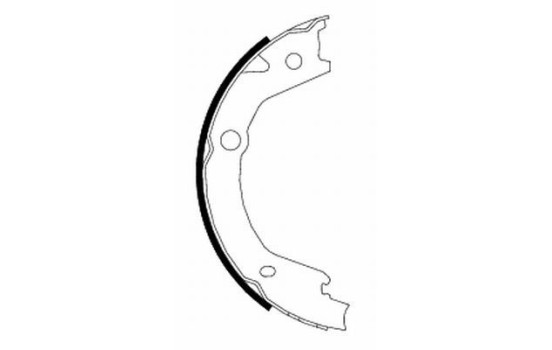 Brake Shoe Kit, parking brake, Image 2