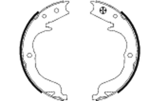 Brake Shoe Kit, parking brake, Image 2