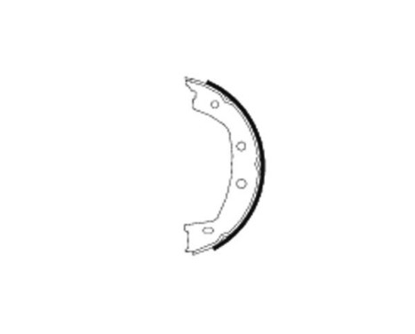 Brake Shoe Kit, parking brake, Image 2