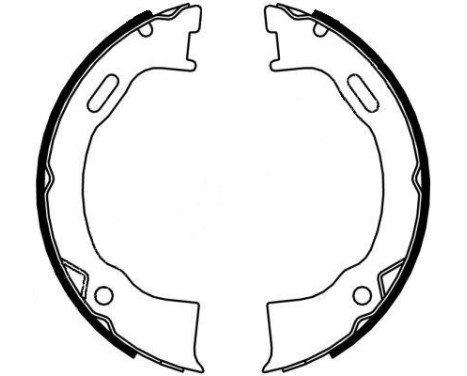 Brake Shoe Kit, parking brake, Image 2