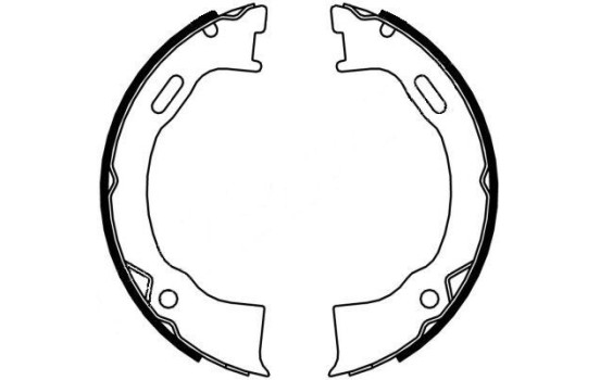 Brake Shoe Kit, parking brake, Image 2