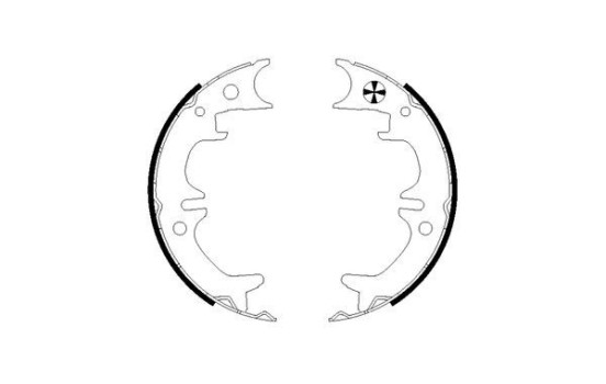 Brake Shoe Kit, parking brake, Image 2